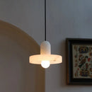 Copper Marble Small Chandelier Modern Minimalist Pendant Lighting by Ljojo