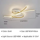 Ljojo LED Ceiling Lights: Modern, Personalized, Creative, Minimalist Lighting for Bedrooms & Living Rooms