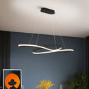 Ljojo LED Chandelier with Dimmable Remote - Modern Lighting for Home and Office