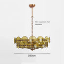 Nordic Style Glass Chandelier - Luxury Postmodern Indoor Lighting by Ljojo
