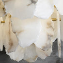 Marble Led Chandelier For Living Room - Elegant Nordic Pendant Light by Ljojo