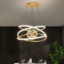 Ljojo Crystal Restaurant Staircase Pendant Light - Modern, Creative, High-end Lighting for Dining Room