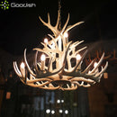 Medieval Wood Branch LED Pendant Chandelier - Stylish Hand-Knitted Design for Home Decor