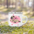 French Bulldog Print Enamel Mug by Ljojo - Dog Lover's Gift & Coffee Cup