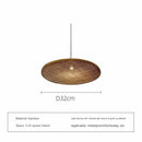 Ljojo Japanese Retro Bamboo Handmade Pendant Light Wabi Sabi Style Tea Room Lamp