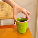 Kawaii Ceramic Coffee Mug Set | Ljojo 200/400ml | Ideal for Tea, Milk, Juice | Gift Idea