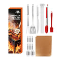 Ljojo 21-Piece BBQ Tool Set, Stainless Steel, Outdoor Grill Bag