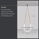 Ljojo Modern Art LED Bar Chandelier Pendant Light