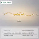 Ljojo LED Strip Wall Sconce Remote Control Bedroom Living Room Home Decor