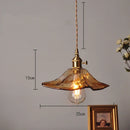 Nordic Purple Glass LED Pendant Lights - Elegant Chandelier for Kitchen & Dining Room by Ljojo