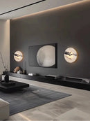 Ljojo Marble LED Wall Lamp: High-class Nordic Lighting Fixture for Living Room, Bedroom, Hallway.