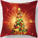 Christmas Elk Print Pillowcase 45x45cm for Sofa, Car, Bedroom, Living Room by Ljojo