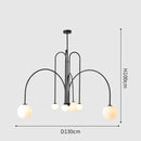 Modern Minimalist Nordic Magic Bean Hanging LED Pendant Lights Chandelier for Home Decoration by Ljojo