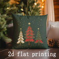 Christmas Trees Pillow Covers for Sofa Bedroom Car by Ljojo