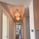 Ljojo Minimalist Glass Led Pendant Chandelier for Bedroom Kids Room Home Decor Lighting