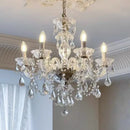 French Luxury Crystal Chandelier Hanging Lamp for Living Room - Ljojo Glass Suspend Lamp