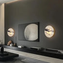 High-end Luxury Marble Led Wall Lamp | Bedroom Clock Room Decoration Atmosphere Light