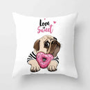 Cute Pug Bulldog Pillowcase for Living Room Decor - Ljojo Home Decor