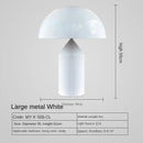 Ljojo Metal Mushroom Desk Lamp - Luxury Modern Nordic Bedroom Headboard Light