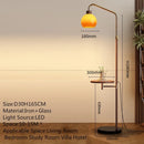 Contemporary Floor Lamp LED Retro Standing Light Luxury Living Room Bedroom Villa Hotel Elegant Decor Creative Study - Ljojo