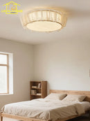 French Design Cream Wind LED Ceiling Light Modern Medieval Fabric Art Decorative Lamp Ljojo