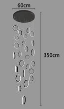 Ljojo LED Ring Pendant Chandelier | Adjustable Hanging Cables | Gold/Black | Home Dining Living Room