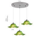 LED Chandelier Light Fixture Chrome Silver Dining Room Kitchen Island Pendant Ljojo Modern Hanging Lamp