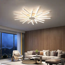Modern Metal LED Ceiling Light for Living Dinning Room Master Bedroom by Ljojo