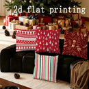 Christmas Patterns Printed Pillow Covers by Ljojo for Sofa Bedroom Car