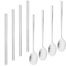 Ljojo Matte Stainless Steel Western Tableware Set - 8pcs