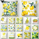 Lemon Pattern Summer Cushion Cover for Sofa Decor by Ljojo