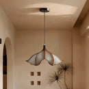 Japanese Wabi-Sabi Petal Shape Pendant Light Chandelier for Dining and Bedroom by Ljojo