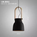 Ljojo Modern Adjustable Macaron E27 Pendant Light for Bedroom Kitchen Dining Table