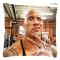 Dwayne Johnson Rock Face Cushion Cover for Sofa by Ljojo - Home Decor Pillowcase