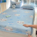 Ljojo 100% Cotton Mattress Protector Cover - Single Piece, Non-slip, Dustproof