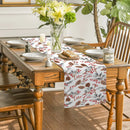 Festive Fir Pine Berry Table Runner by Ljojo for Dining & Party Decor