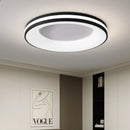 Macaron LED Ceiling Light: Modern Wood Grain Room Decor - Remote Dimming Ljojo