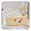 Ljojo Luxury Tissue Box Holder for Table - Home Decor & Makeup Storage