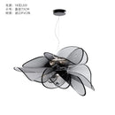 Italian Designer Minimalist White Petal Chandelier Light for Living Room by Ljojo