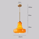 Ljojo Bauhaus Glass Pendant Lamp Ceiling Suspension for Kitchen Island Bedroom Dining Room