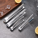 Ljojo Mini Sugar Ice Cube Clip BBQ Tongs - Stainless Steel Kitchen Utensil