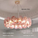 Ljojo Luxury Colorful Glass LED Pendant Lights French Modern Living Room Hanging Lamp