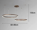 Ljojo Living Room Chandeliers: Modern LED Ceiling Hanging Lights for Indoor Lighting