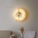 Alabaster Wall Sconce Luxury Bedside Lamp for Living Room by Ljojo