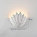 LED Wall Light Modern Art Minimalist White Chandelier by Ljojo for Home Decor Lighting