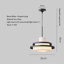 Ljojo Vintage Industrial Glass Pendant Light - Modern Chandelier for Restaurant Bar Living Room