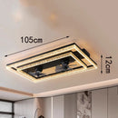 Modern Led Ceiling Fan with Light for Bedroom Home Decor by Ljojo