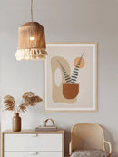 Vintage Hemp Rope Pendant Light LED Chandelier for Bedroom Restaurant by Ljojo