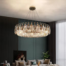 Ljojo Luxury Crystal Chandelier European Style for Living Room Dining Room Bedroom Villa Hotel