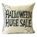 Black White Happy Halloween Trick Or Treat Pillowcase for Ljojo Décor